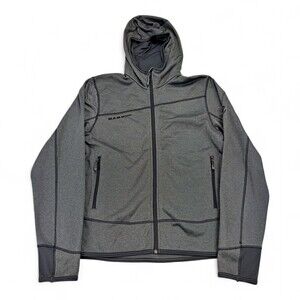 Mammut Men's Lightweight Softshell Hooded Jacket L Gray